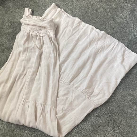 Chantay Linen Blend Tie Palazzo Pants - Picture 3 of 8